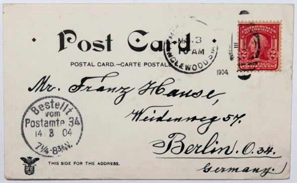 1904 postcard ruins Baltimore Fire February 7-9th Fayette St-City Hall