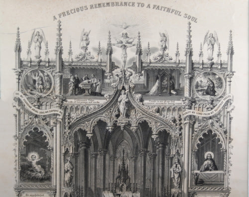 1905-06 Catholic Church certificate for 1st Communion and Confirmation