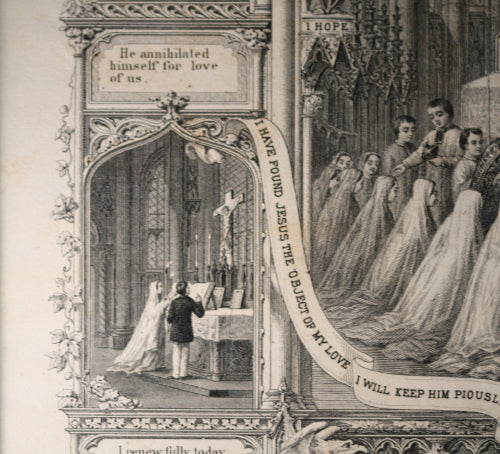 1905-06 Catholic Church certificate for 1st Communion and Confirmation 1905-06 Catholic Church certificate for 1st Communion and Confirmation