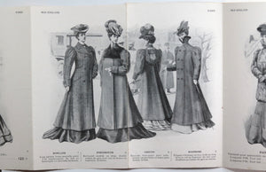 1905-06 Paris dépliant 'Old England', mode Femmes de Qualité