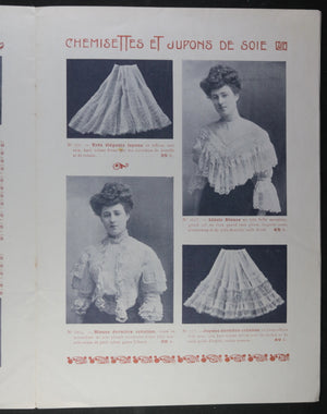 1906 Paris catalogue Pygmalion soieries pour madame