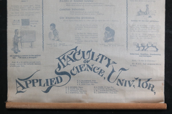 1906 fancy menu for dinner,  Faculty of Engineering University of Toronto