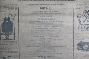 1906 fancy menu for dinner,  Faculty of Engineering University of Toronto