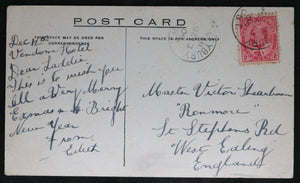 1906 photo postcard of Haileybury, Northern Ontario