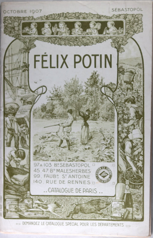 1907 Paris catalogue épicier Félix Potin