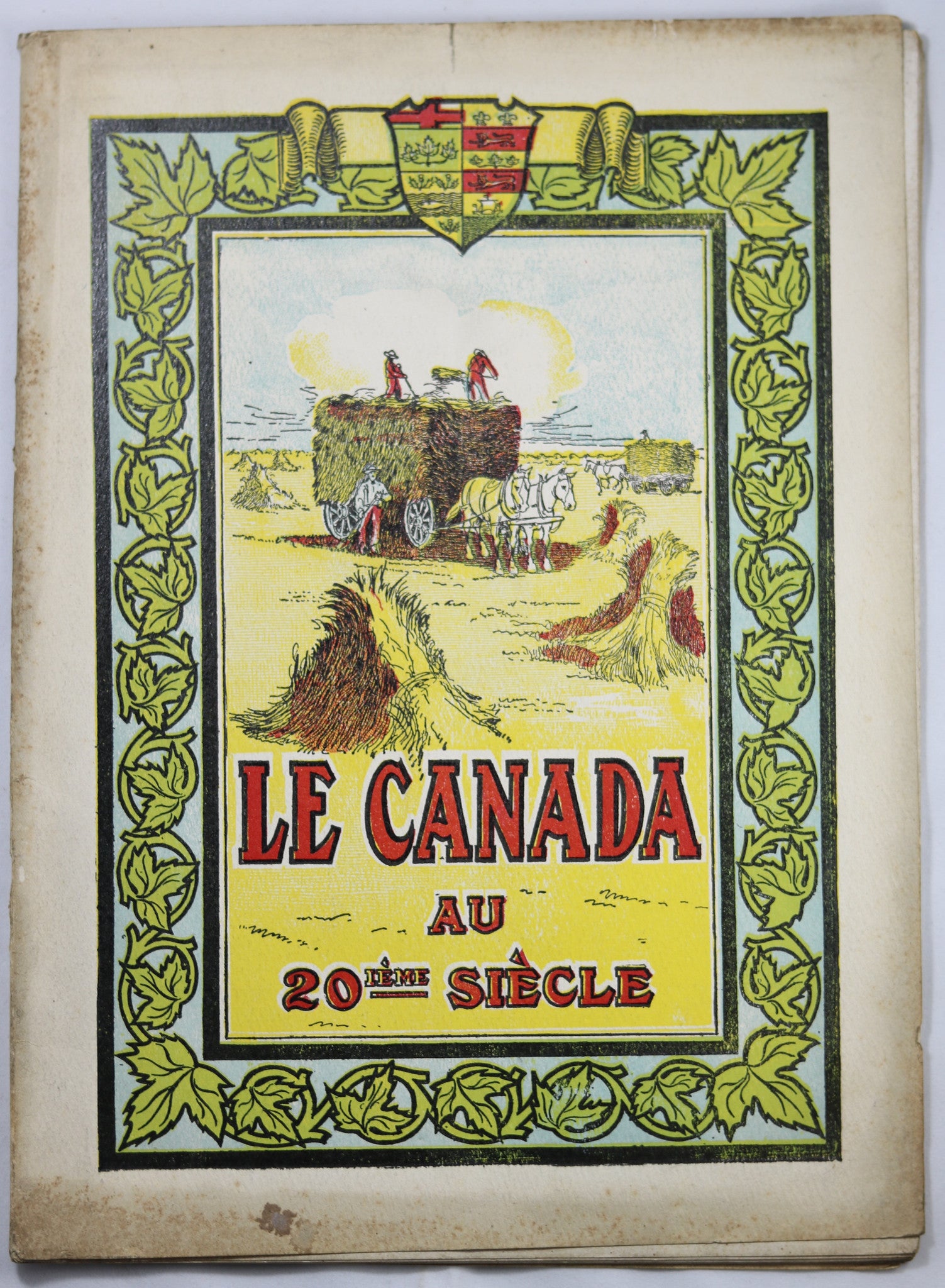 1907 pamphlet ‘Le Canada au 20ième Siècle’
