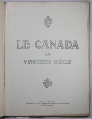 1907 pamphlet ‘Le Canada au 20ième Siècle’