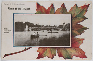 1908-1909  two patriotic postcards with Toronto views, Canada