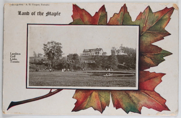 1908-1909  two patriotic postcards with Toronto views, Canada