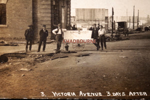 1908 Canada photo postcard Fernie B.C. after Great Fire of 1908