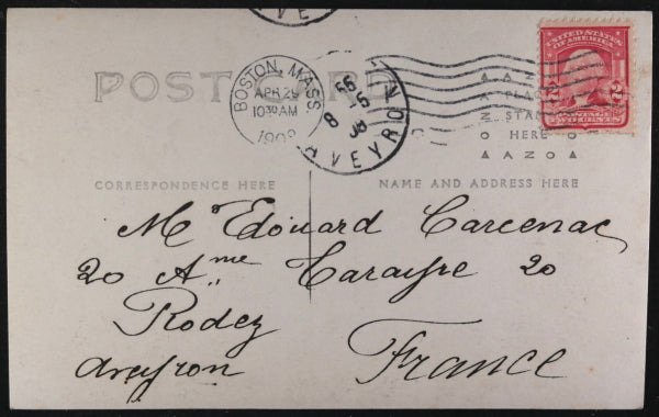 1908 USA photo postcard of aftermath Great Fire Chelsea MA