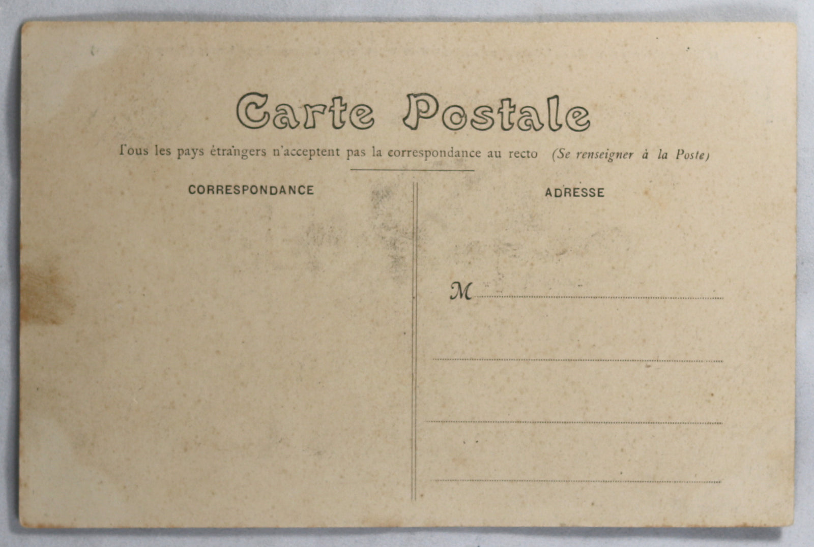 1908 CP Wilbur Wright Champ d’Auvours  Postcard flight France