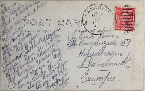 1908 RPPC photo postcard railway track maintenance A.T. & S.F. Railroad