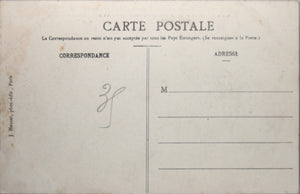 1908 carte postale, photo aviateurs Farman et Delagrange, vol plané