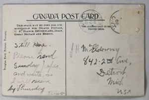 @1908 photo postcard The O’Brien Mine Cobalt Canada