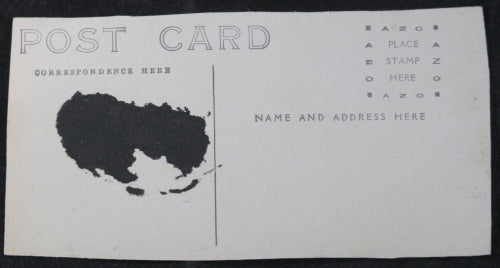 1908 photo postcard of traveling evangelist Billy Sunday