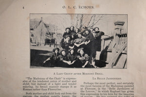 1909 Ottawa Ladies College school June pupils pamphlet