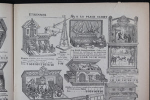 1909 Paris catalogue des Jouets Étrennes ‘A La Place Clichy’