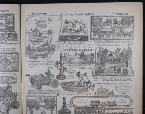1909 Paris catalogue des Jouets Étrennes ‘A La Place Clichy’ 1909 Paris catalogue des Jouets Étrennes ‘A La Place Clichy’
