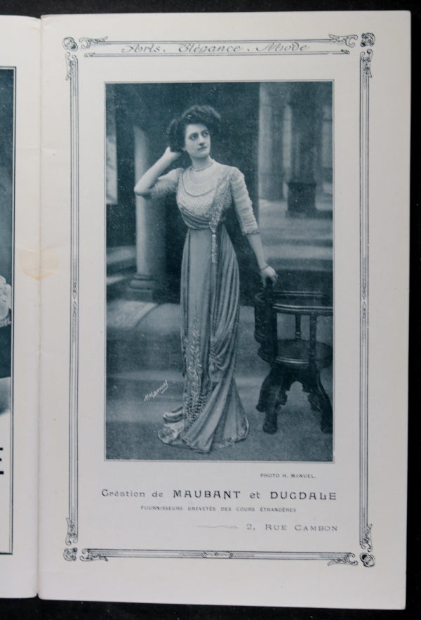 1909 programme officiel ‘Le Misanthrope’ Comédie Française Paris