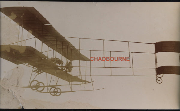 1909 quatre photos Henri Farman dans son biplan Reims Semaine Aviation