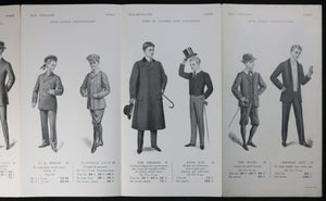 1910-11 dépliant Old England mode filles garçons