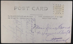 1910 Canada photo postcard horse sleigh at Navan Ont. Post Office