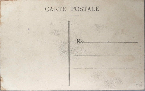 1910 carte postale photo autographe aviateur Aubrun, monoplan Blériot
