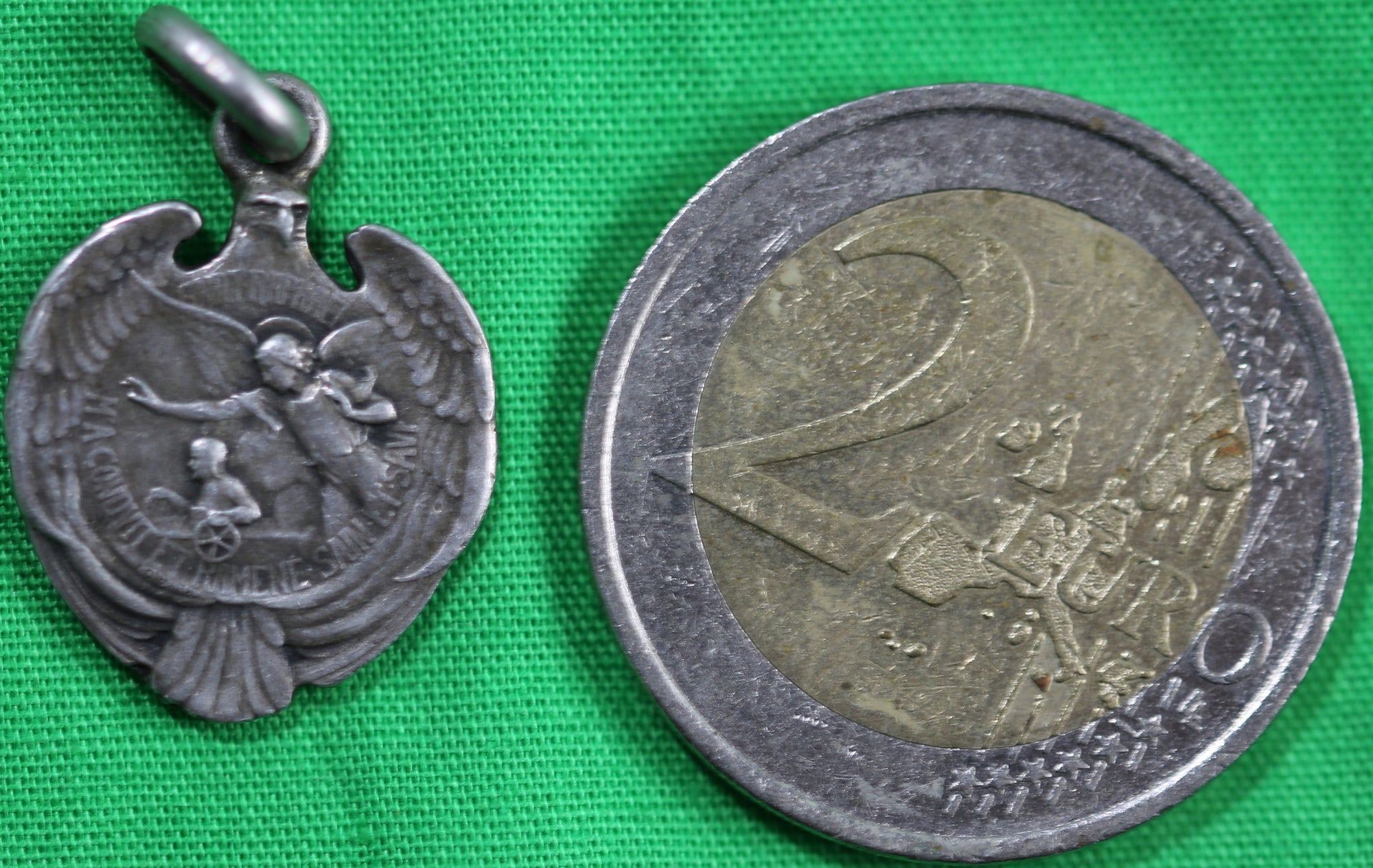 @1910 médaille St. Raphaël d'aviateur  aviator's religious medal