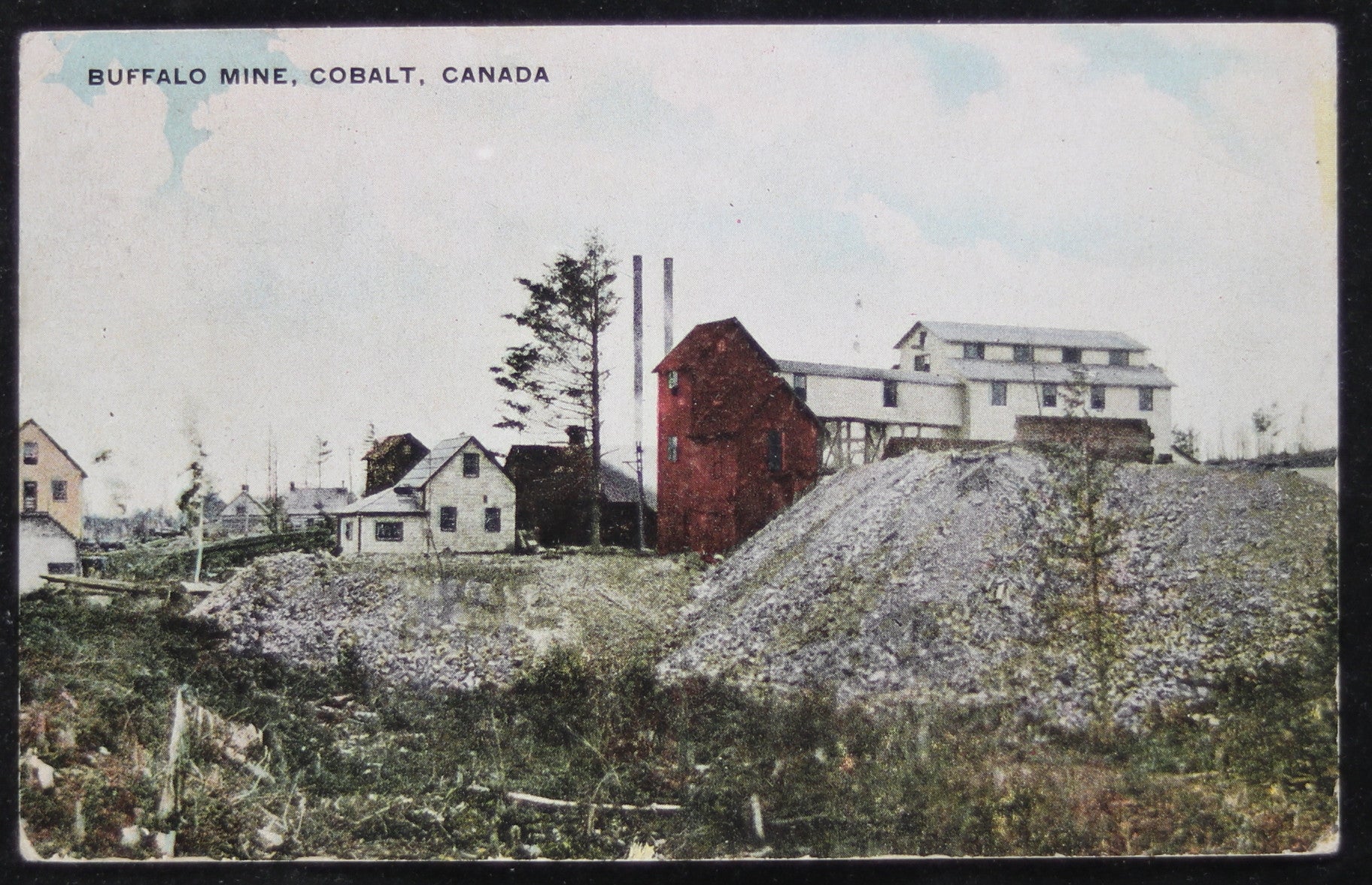 @1910 postcard Buffalo Mine Cobalt Canada #2