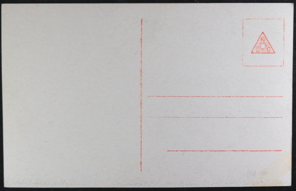 1910s German photo postcard planes flying over aerodrome in evening