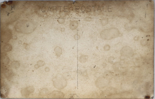 1911 photo postcard Tsar Nicholas II and son, military parade Peterhof