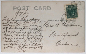 1912 Regina SK, photo postcard damaged YWCA after June 30th cyclone