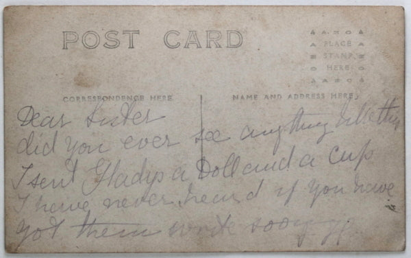 1912 Regina SK, photo postcard damaged houses after June 30th cyclone