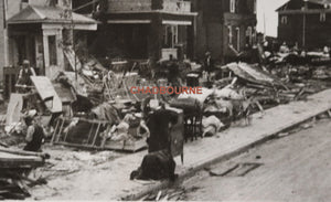 1912 Regina SK, two photos showing damage after June 30th cyclone