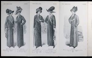 1912 dépliant Old England, mode pour Femmes de Qualité