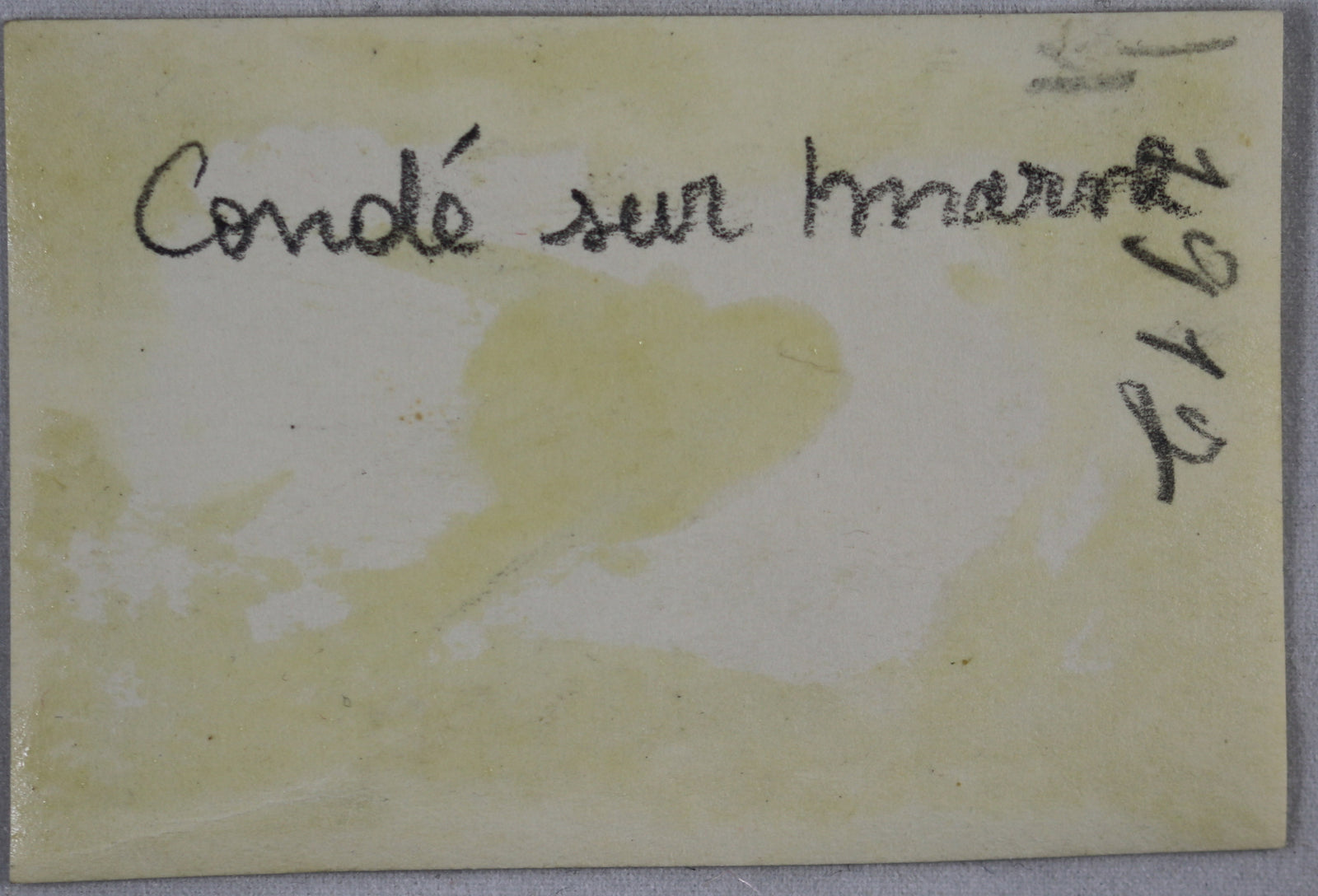 1912 photo église Condé-sur-Marne France