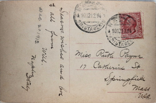 1913 Italian New Year’s postcard 1913 Italian New Year’s postcard