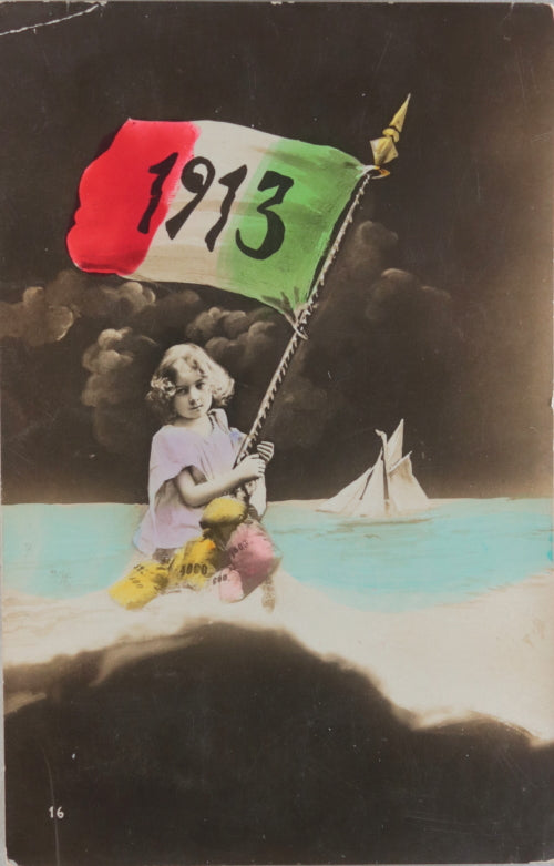 1913 Italian New Year’s postcard 