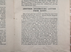 1915 Royal Cross School (for the Deaf) Magazine Preston UK