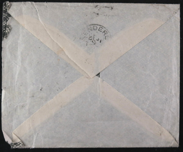 1915 WW1 letter from Canadian private 2nd CMR in Belgium to Enderby B.C.