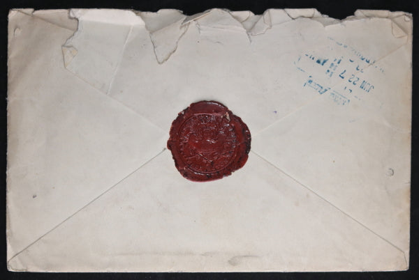 1915 deux lettres, l’Ambassadeur au États-Unis Jusserand à Mme Bellet