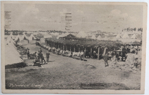 1915 postcard from Canadian soldier severely wounded Ypres June 1916