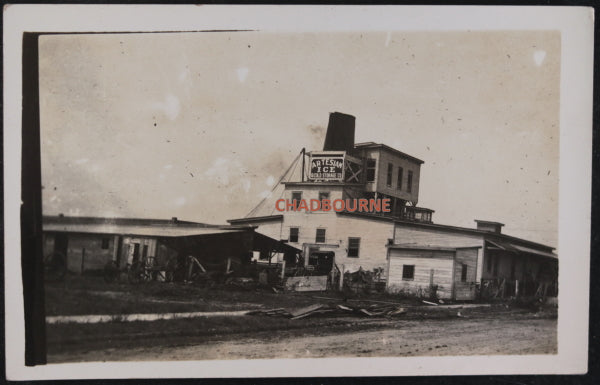 1915 two photo postcards Texas City TX after hurricane