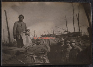 1916 Guerre 14-18 Chaulnes (Somme) lot 5 photos militaires