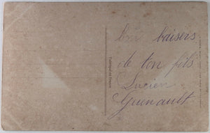 1916 Guerre 14-18 France carte postale patriotique, bébé de Nouvel An