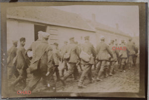 1916 Guerre 14-18 Somme photo prisonniers de guerre allemands
