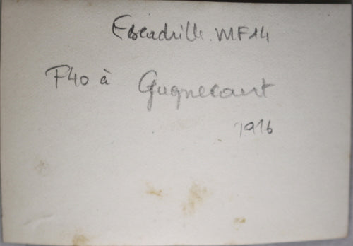 1916 Guerre 14-18 photo biplan  F40 à Gugnécourt, escadrille MF14