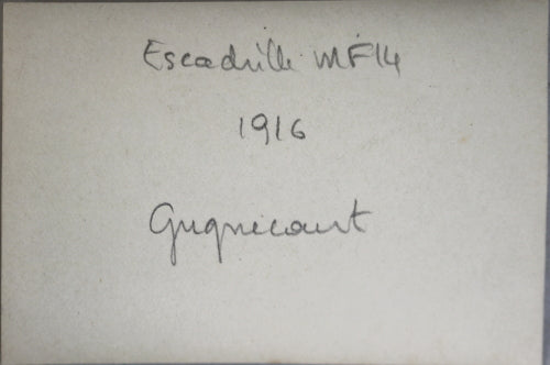 1916 Guerre 14-18 photo pilotes et Nieuport près Gugnécourt (MF14)