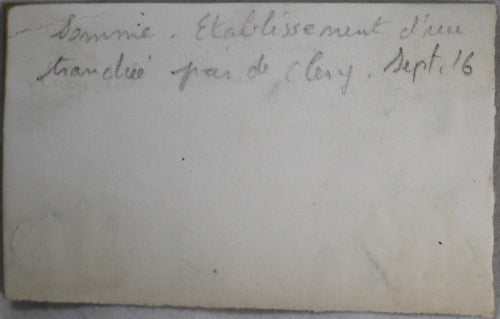 1916 Guerre 14-18 photo tranchée française près Cléry Somme